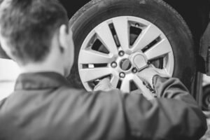 wheel tire change service